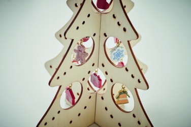 Logotrade promotional products photo of: Wooden Xmas tree decoration
