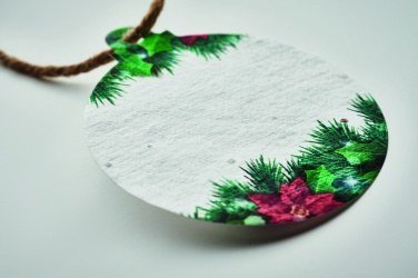 Logotrade business gift image of: Seed paper Xmas ornament