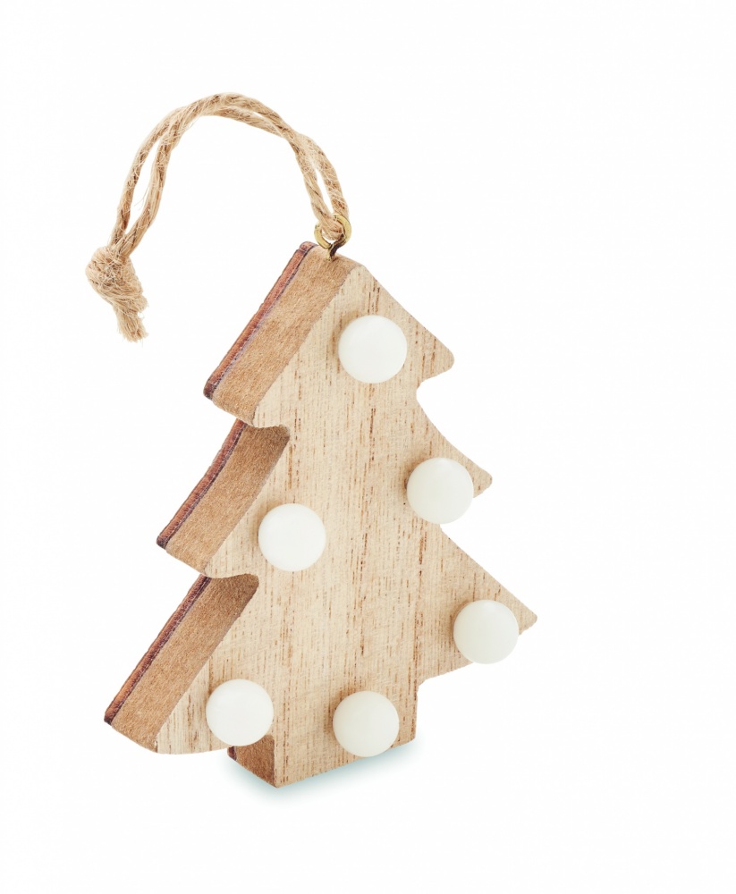Logotrade promotional merchandise photo of: Wooden weed tree with lights