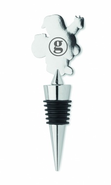 Logo trade corporate gifts picture of: Bottle stopper Christmas motif