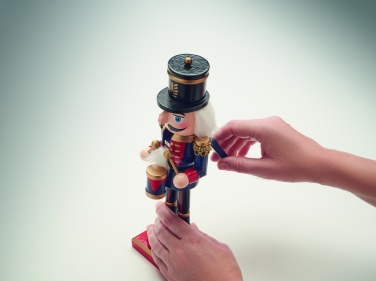 Logo trade promotional gift photo of: Nutcracker character in wood