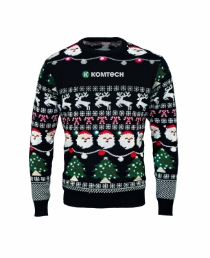 Logo trade advertising products image of: Christmas LED sweater S/M