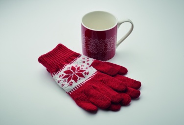 Logotrade promotional gifts photo of: Winter gift mug and gloves set