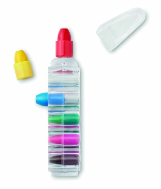 Logotrade advertising product picture of: Set of 6 wax crayons