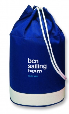 Logo trade promotional merchandise photo of: Cotton duffle bag bicolour
