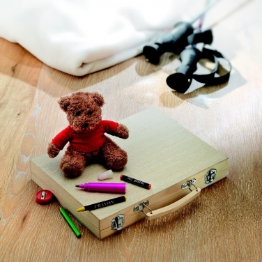 Logotrade promotional product picture of: Artist's set in wooden box