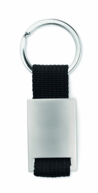 Logo trade business gift photo of: Metal rectangular key ring Espoo