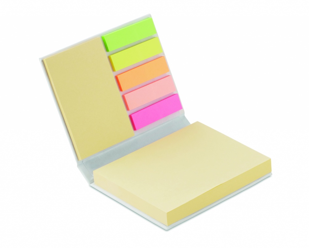 Logo trade advertising products image of: Sticky note memo pad