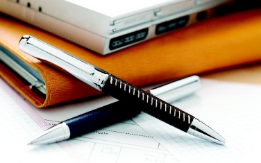 Logo trade promotional merchandise image of: Metal ball pen in box