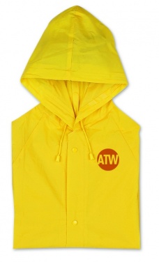 Logo trade promotional merchandise picture of: PVC raincoat with hood