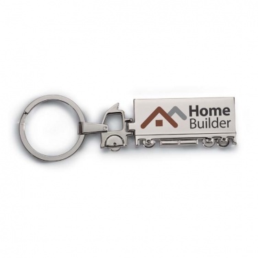 Logotrade promotional items photo of: Truck metal key ring Oulu