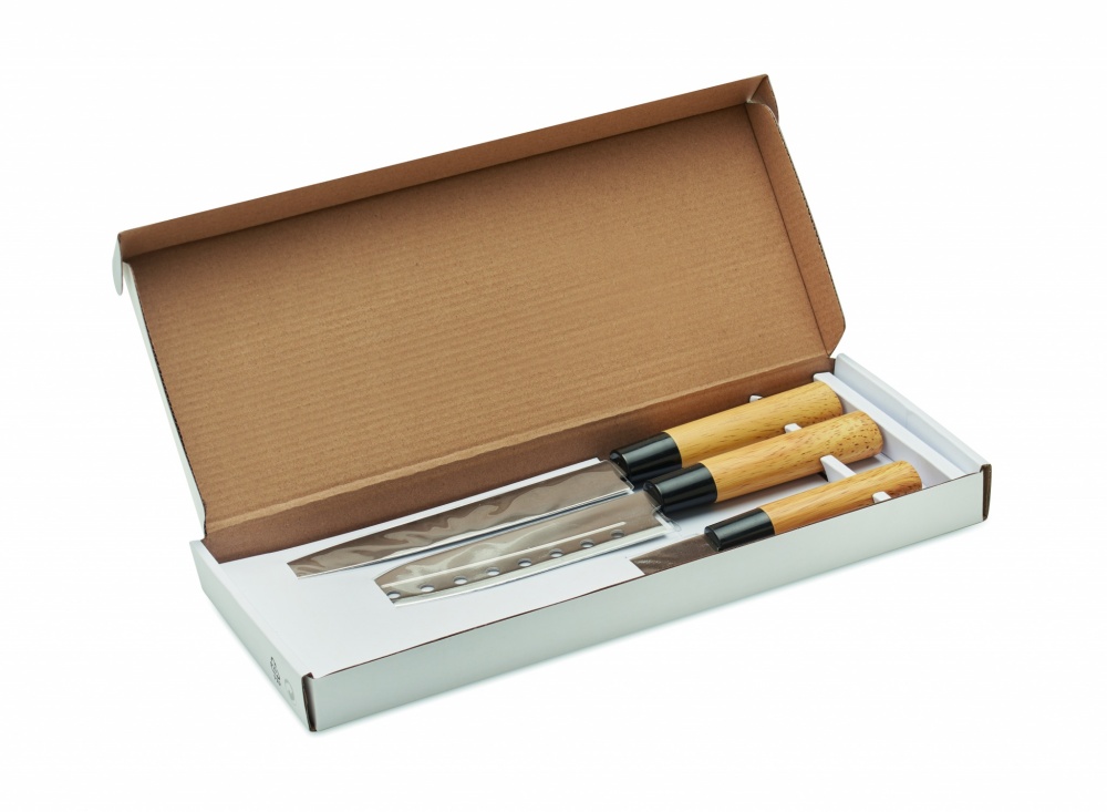 Logo trade business gift photo of: Japanese style knife set