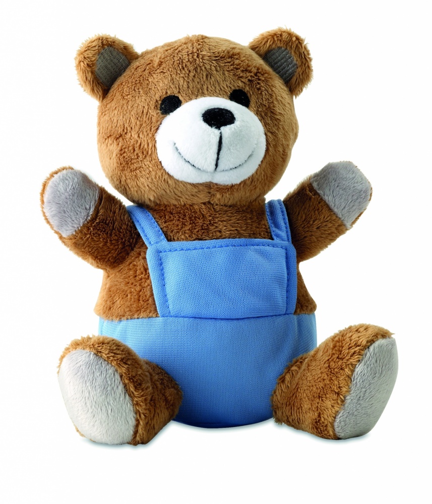 Logo trade business gifts image of: Bear plush w/ advertising pants