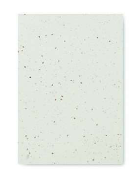 Logotrade promotional gift image of: A5 seed paper cover notebook
