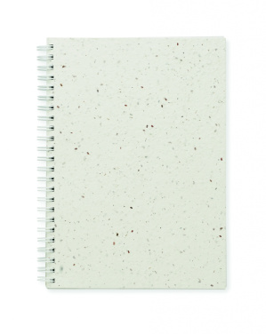Logo trade corporate gift photo of: A5 seed paper cover notebook