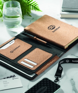 Logotrade promotional merchandise image of: A5 portfolio in cork
