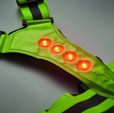 Logotrade promotional item image of: Reflective body belt with LED