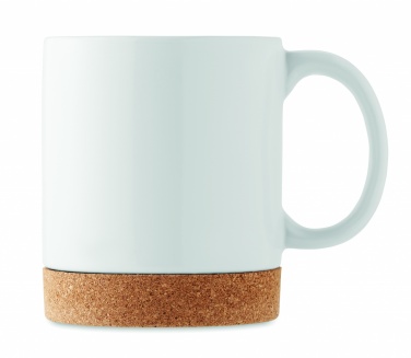 Logo trade promotional merchandise image of: Sublimation ceramic cork mug