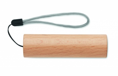 Logotrade corporate gift picture of: Beech wood rechargeable torch