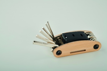 Logotrade corporate gift image of: Multi tool pocket in bamboo