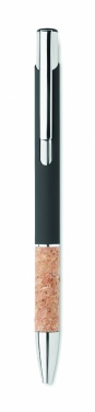 Logotrade advertising products photo of: Ballpoint pen made of aluminum with a cork grip