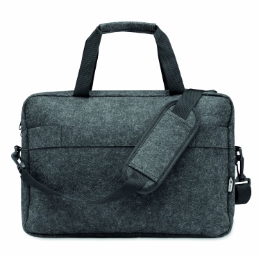 Logotrade promotional item picture of: 15 inch RPET felt laptop bag