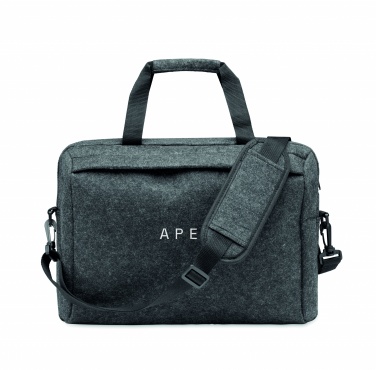 Logo trade advertising product photo of: 15 inch RPET felt laptop bag