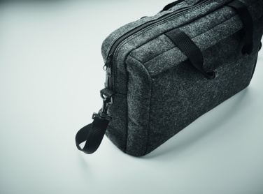 Logo trade promotional item photo of: 15 inch RPET felt laptop bag