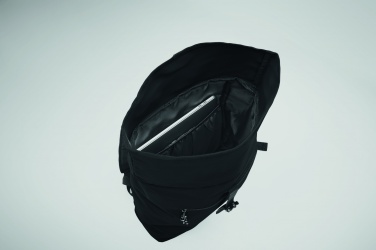Logo trade corporate gifts image of: 600Dpolyester rolltop backpack