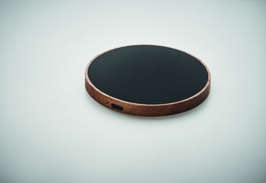 Logotrade corporate gift picture of: Wireless charger in acacia 15W