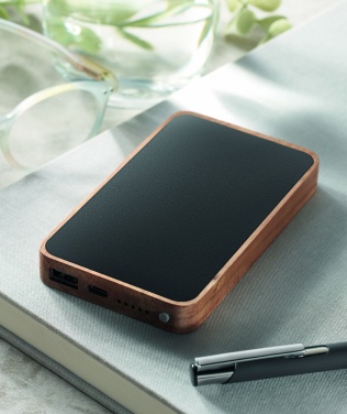 Logo trade promotional item photo of: Wireless 4000 mAh Power bank
