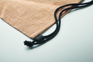 Logo trade promotional items picture of: Jute drawstring bag