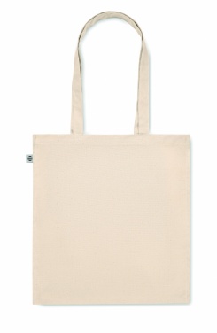 Logo trade promotional giveaways image of: Organic cotton shopping bag