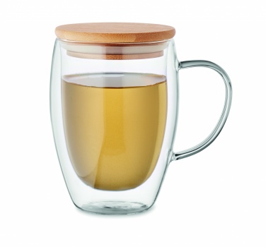 Logo trade promotional gift photo of: Double wall borosilicate mug
