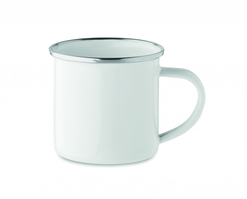 Logo trade advertising products image of: Enamel sublimation mug 200ml