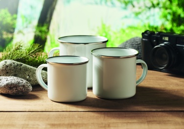 Logotrade promotional gift picture of: Enamel sublimation mug 200ml