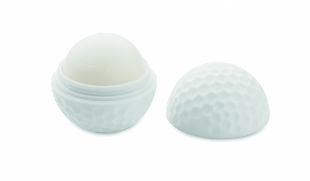 Logo trade corporate gift photo of: Lip balm in golf ball shape
