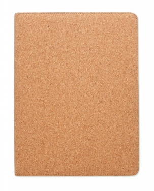 Logo trade promotional merchandise image of: A4 cork conference folder