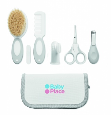 Logo trade promotional giveaways picture of: 6 piece baby grooming set