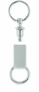 Logo trade promotional merchandise photo of: Pull apart split key ring Kajaani