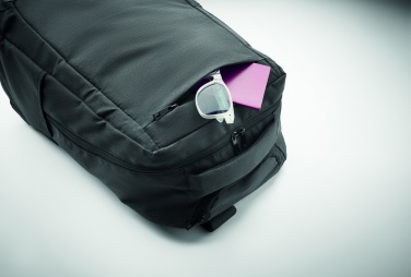 Logotrade promotional merchandise image of: A portable backpack trolley with wheels, made of 600D RPET polyester