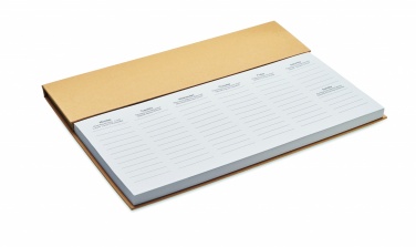 Logotrade promotional merchandise picture of: Weekly desktop planner