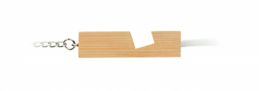 Logotrade promotional merchandise picture of: Bamboo key ring and stand Salo