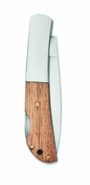 Logotrade promotional merchandise picture of: Foldable knife in acacia wood
