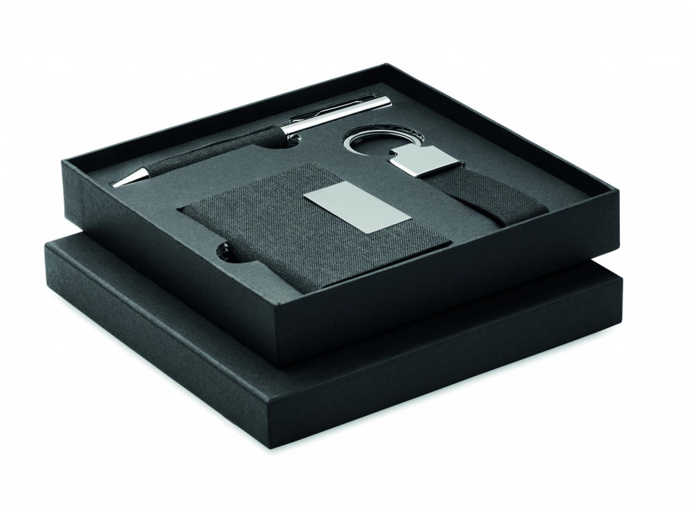 Logotrade promotional giveaway picture of: 3-piece gift set in a gift box with customizable printing