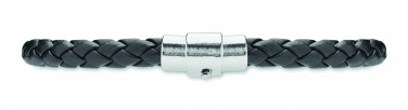 Logo trade corporate gift photo of: Braided faux leather bracelet