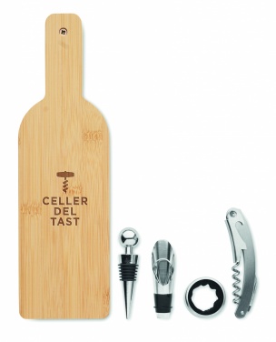 Logo trade promotional product photo of: Bottle shaped wine set