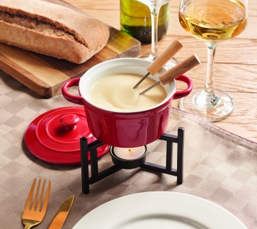 Logo trade business gifts image of: Ceramic fondue set 300 ml