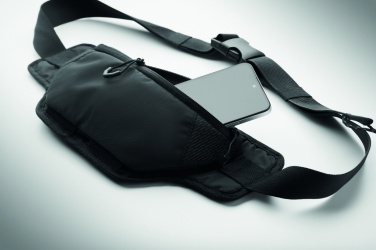 Logo trade promotional products image of: Hiking waist bag in 420D nylon