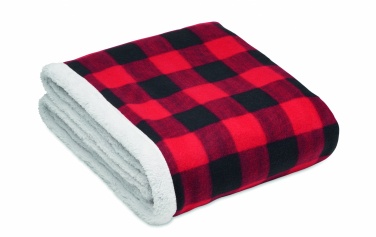 Logotrade corporate gift picture of: RPET sherpa fleece blanket